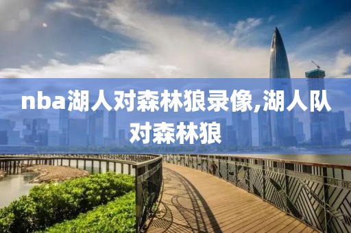 nba湖人对森林狼录像,湖人队对森林狼