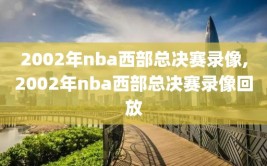 2002年nba西部总决赛录像,2002年nba西部总决赛录像回放