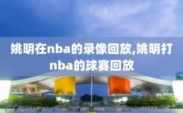 姚明在nba的录像回放,姚明打nba的球赛回放
