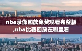 nba录像回放免费观看完整版,nba比赛回放在哪里看