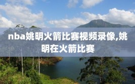 nba姚明火箭比赛视频录像,姚明在火箭比赛