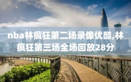 nba林疯狂第二场录像优酷,林疯狂第三场全场回放28分