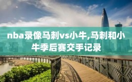 nba录像马刺vs小牛,马刺和小牛季后赛交手记录