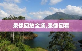 录像回放全场,录像回看