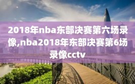 2018年nba东部决赛第六场录像,nba2018年东部决赛第6场录像cctv