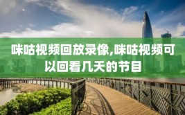 咪咕视频回放录像,咪咕视频可以回看几天的节目