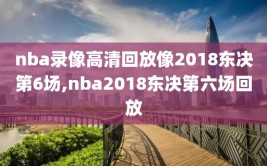 nba录像高清回放像2018东决第6场,nba2018东决第六场回放