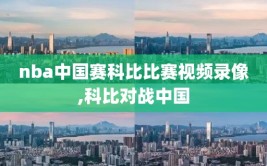nba中国赛科比比赛视频录像,科比对战中国