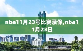 nba11月23号比赛录像,nba11月23日